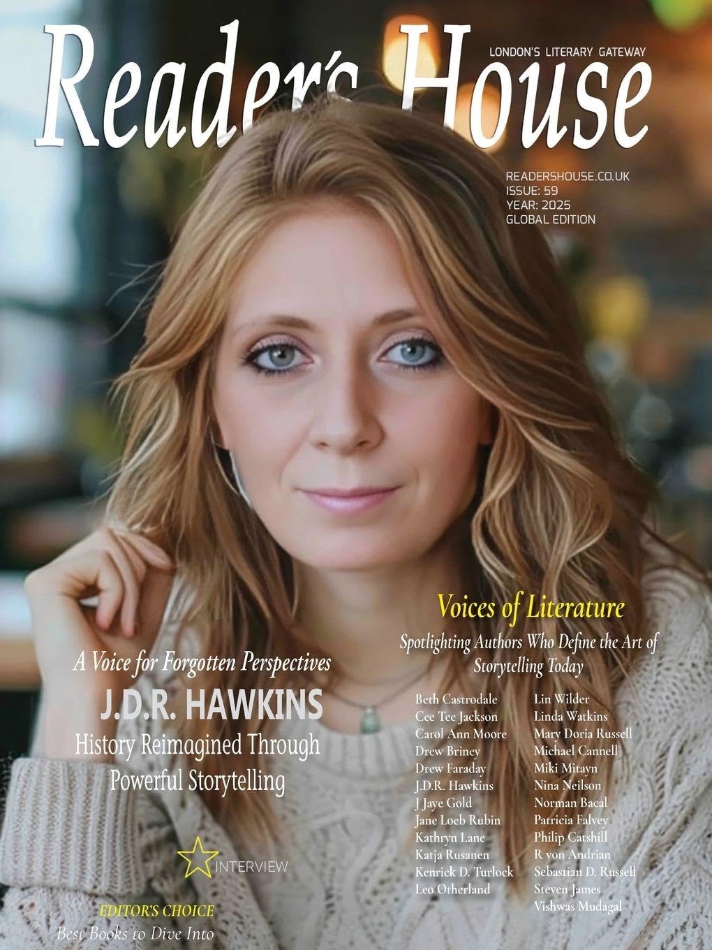Reader's House Magazine Interview with J.D.R. Hawkins: Interviews with notable authors