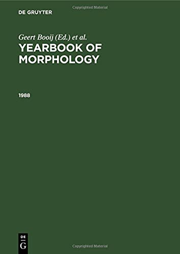 1988 (Yearbook of Morphology)