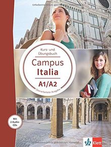 Campus Italia / Kurs- und Übungsbuch + 2 Audio-CDs (A1/A2)