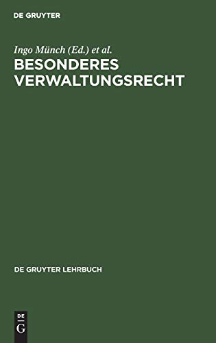 Besonderes Verwaltungsrecht (De Gruyter Lehrbuch)