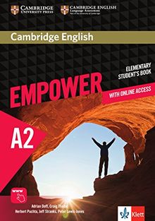 Cambridge English Empower A2: Student's Book (print) + assessment package, personalised practice, online workbook & online teacher support