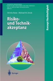 Risiko- und Technikakzeptanz (Konzept Nachhaltigkeit)