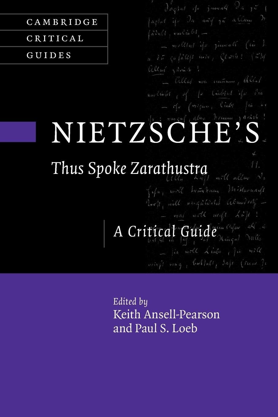 unbekannt Nietzsche's ‘Thus Spoke Zarathustra', A Critical Guide (Cambridge Critical Guides)