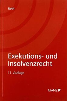 Exekutions Und Insolvenzrecht Von Roth Marianne Buch Zustand Gut Ebay