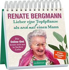 Lieber eine Topfpflanze als noch mal einen Mann: Die Online-Omi kennt sich aus in Sachen Liebe | Lustiges rund um die Liebe von der Twitter-Oma zum Aufstellen