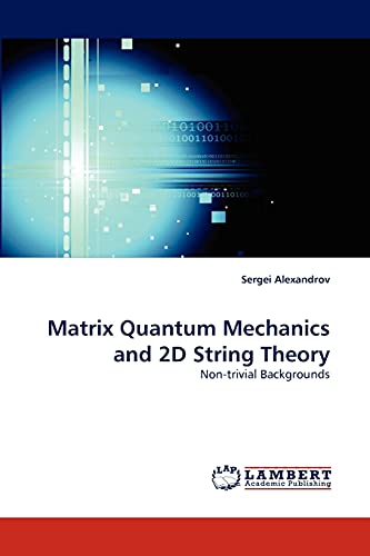 Matrix Quantum Mechanics and 2D String Theory: Non-trivial Backgrounds
