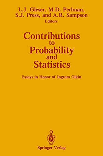 Contributions to Probability and Statistics: Essays in Honor of Ingram Olkin