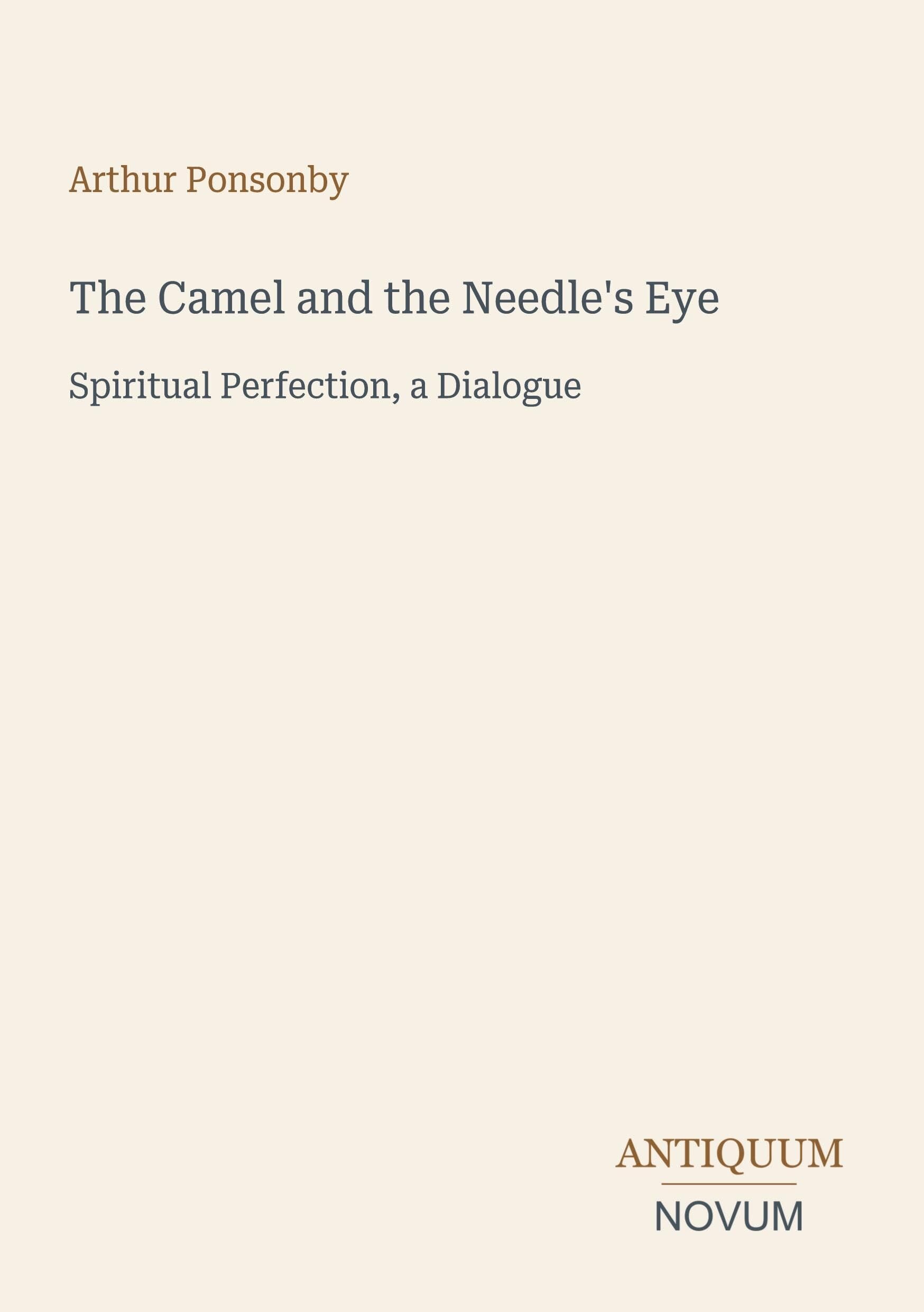 The Camel and the Needle's Eye