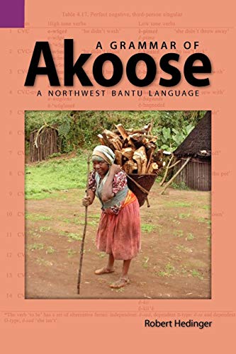 A Grammar of Akoose: A Northest Bantu Language (Sil International and the University of Texas at Arlington Publications in Linguistics, Band 143)