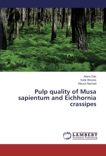 Pulp quality of Musa sapientum and Eichhornia crassipes