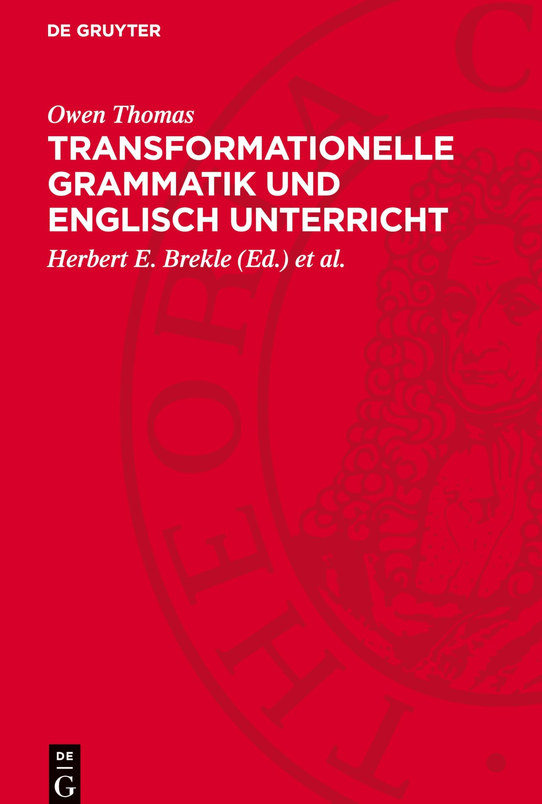 Transformationelle Grammatik und Englisch Unterricht: Eine Einführung