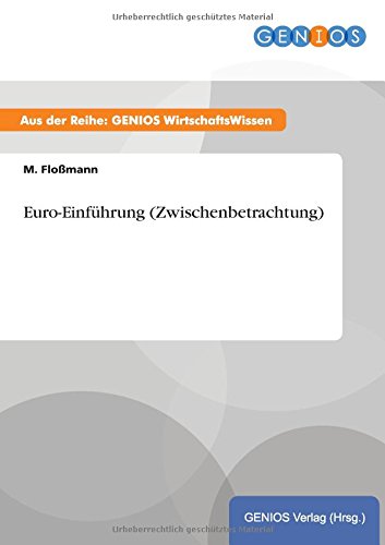 Euro-Einführung (Zwischenbetrachtung)