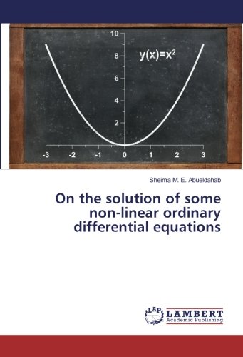 On the solution of some non-linear ordinary differential equations