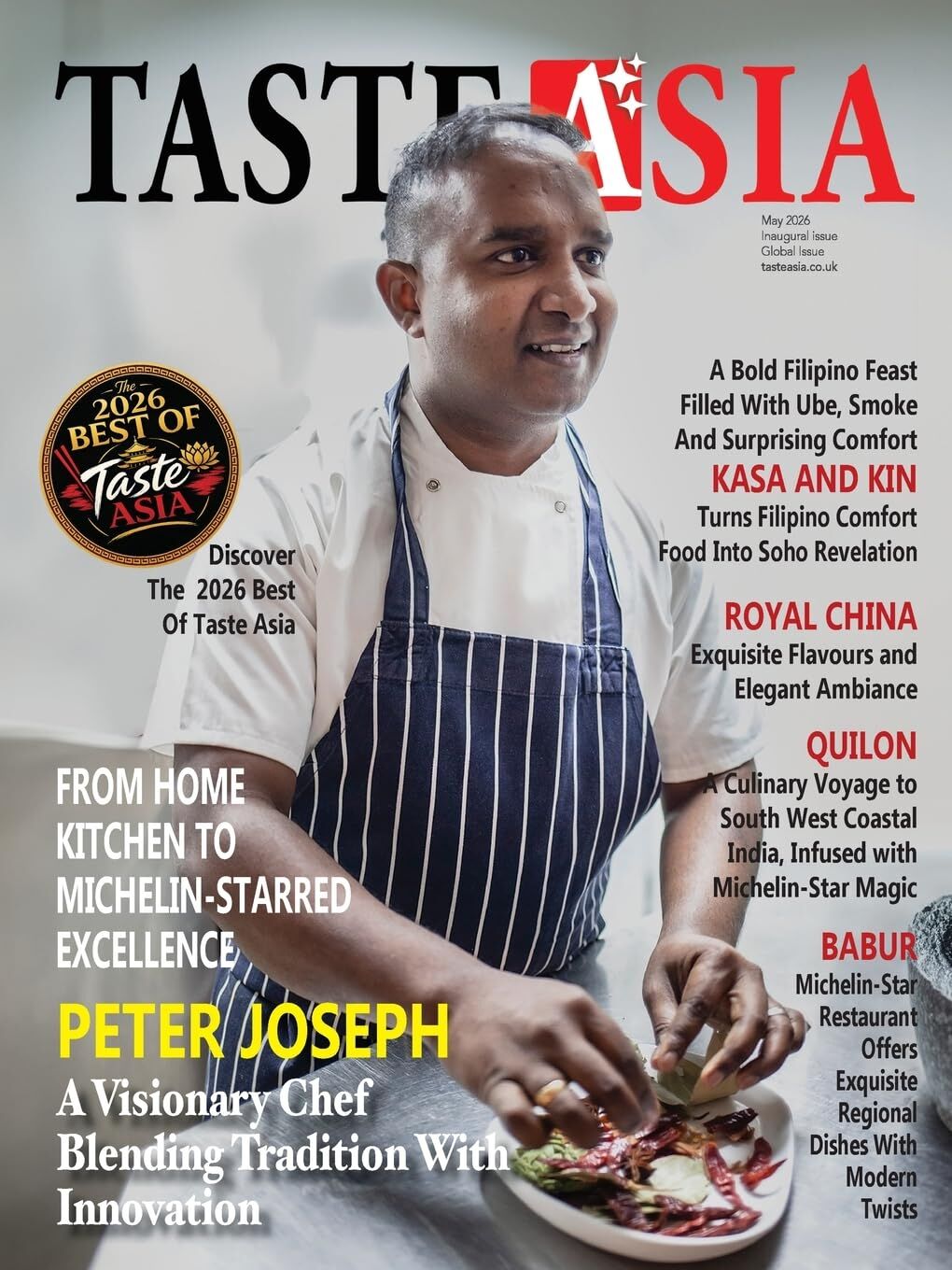 Taste Asia Magazine Interview with Michelin-starred Chef Peter Joseph