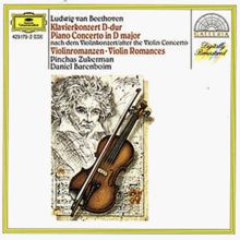 Klavierkonzert D-Dur / Violinromanzen 1 und 2