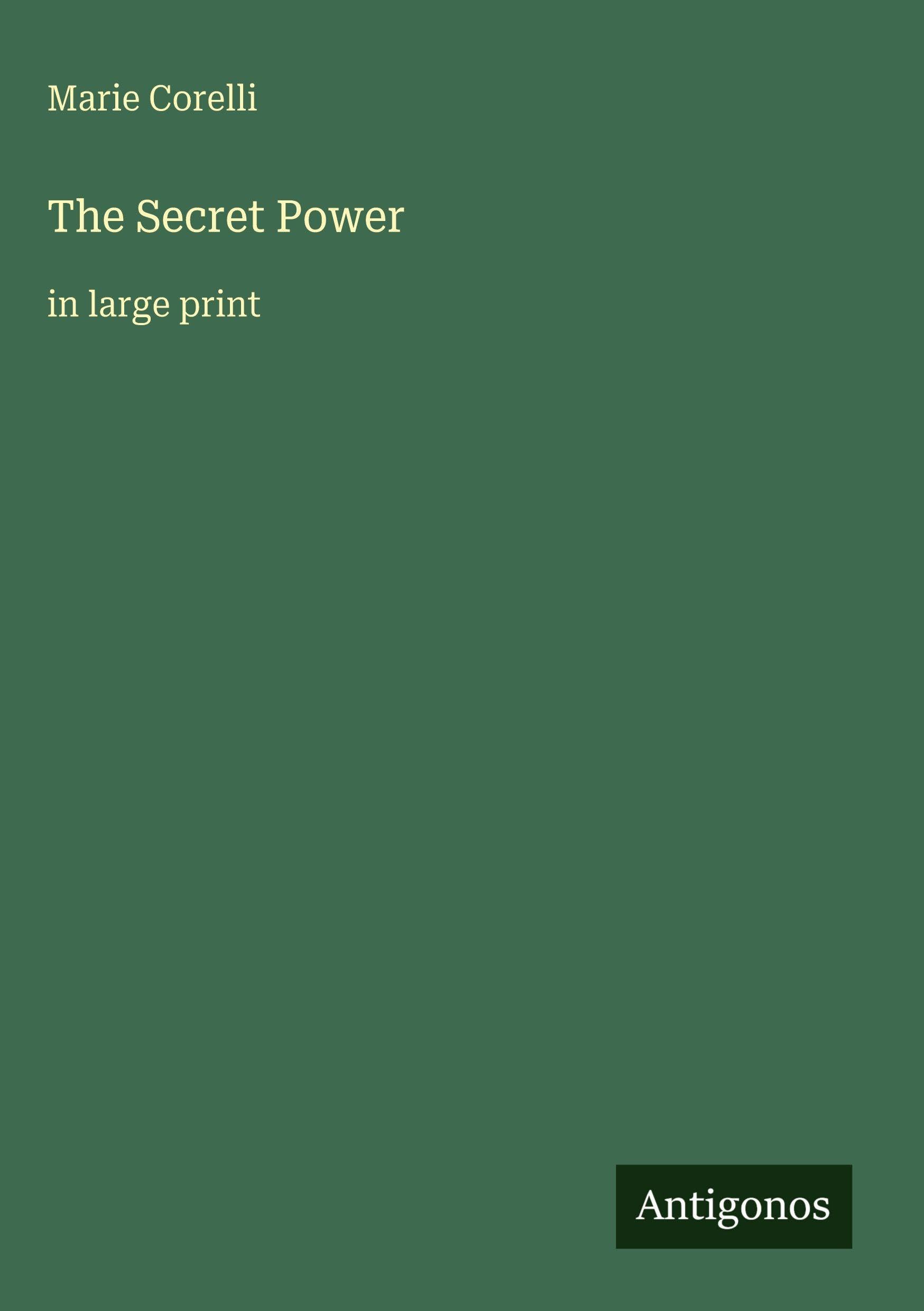 The Secret Power: in large print
