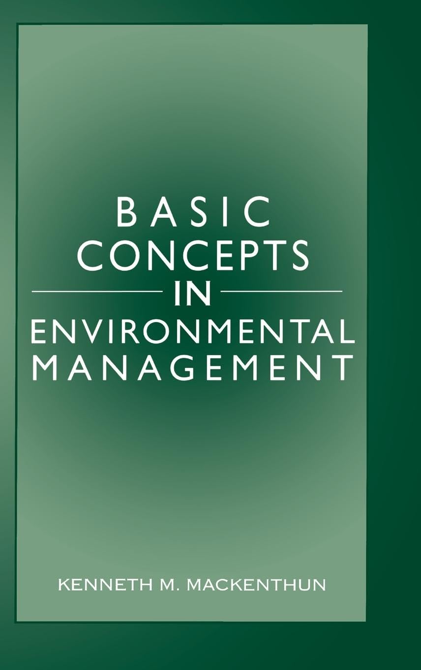 Basic Concepts in Environmental Management