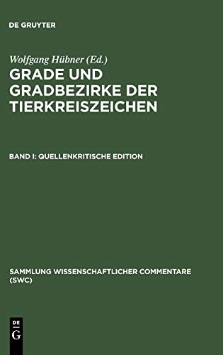 Quellenkritische Edition (Sammlung wissenschaftlicher Commentare (SWC))
