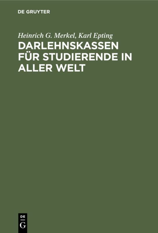 Darlehnskassen für Studierende in aller Welt