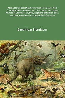 Adult Coloring Book: Giant Super Jumbo Very Large Mega Coloring Book