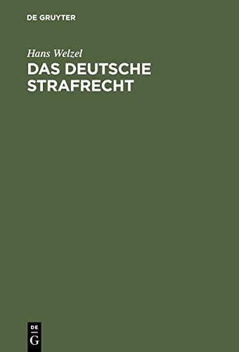 Das deutsche Strafrecht: Eine systematische Darstellung