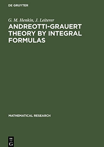Andreotti-Grauert Theory by Integral Formulas