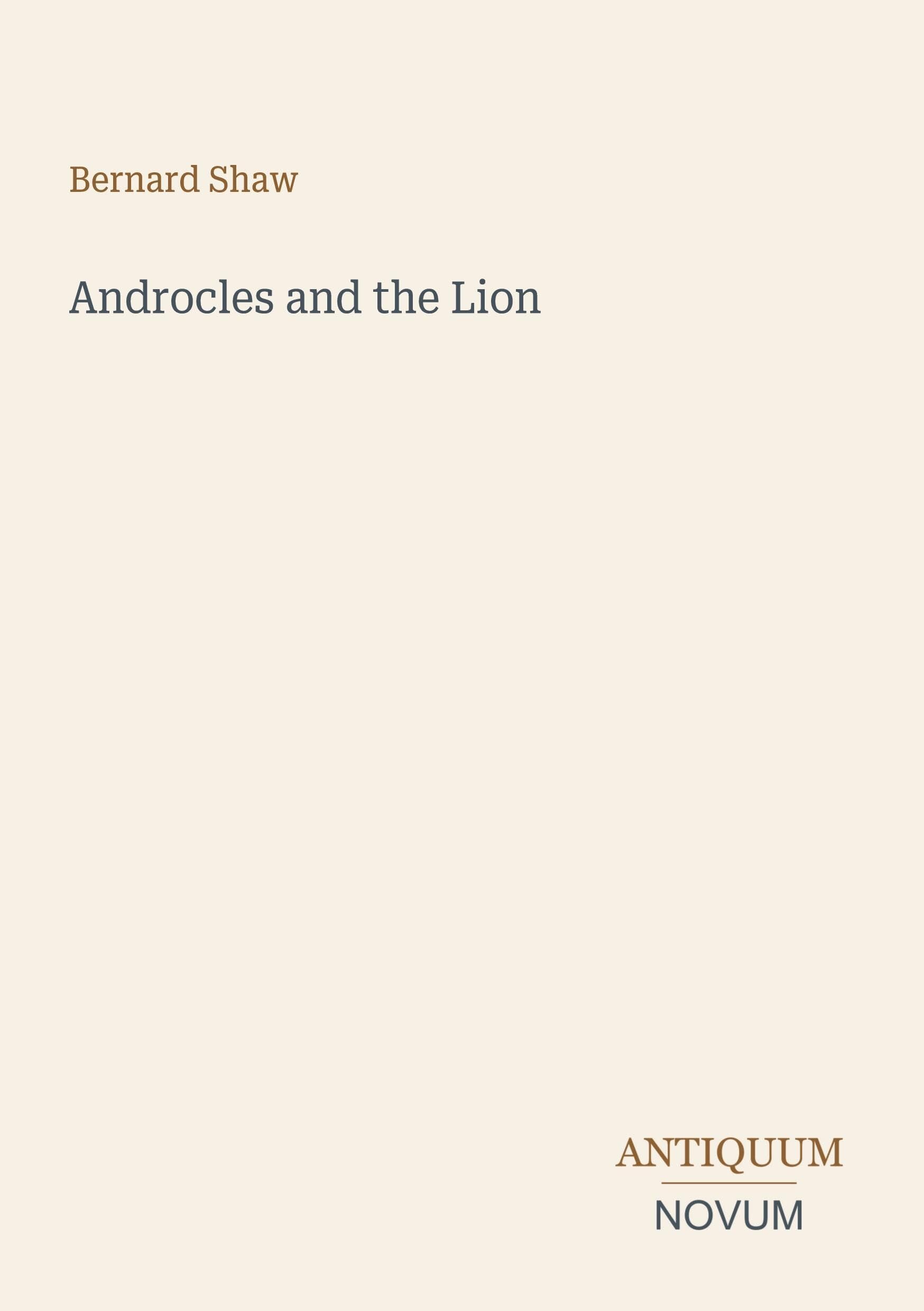 Androcles and the Lion