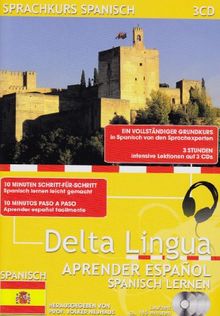 Delta Lingua Sprachkurs Spanisch, 3 Audio-CDs