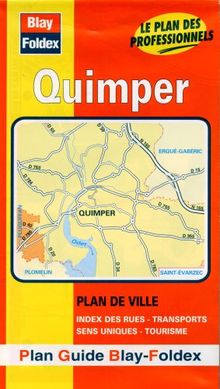 Plan de ville : Quimper (avec un index)