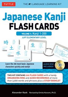 Japanese Kanji Flash Cards Kit vol 1