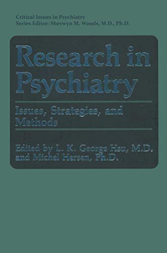 Research in Psychiatry: Issues, Strategies, And Methods (Critical Issues In Psychiatry)