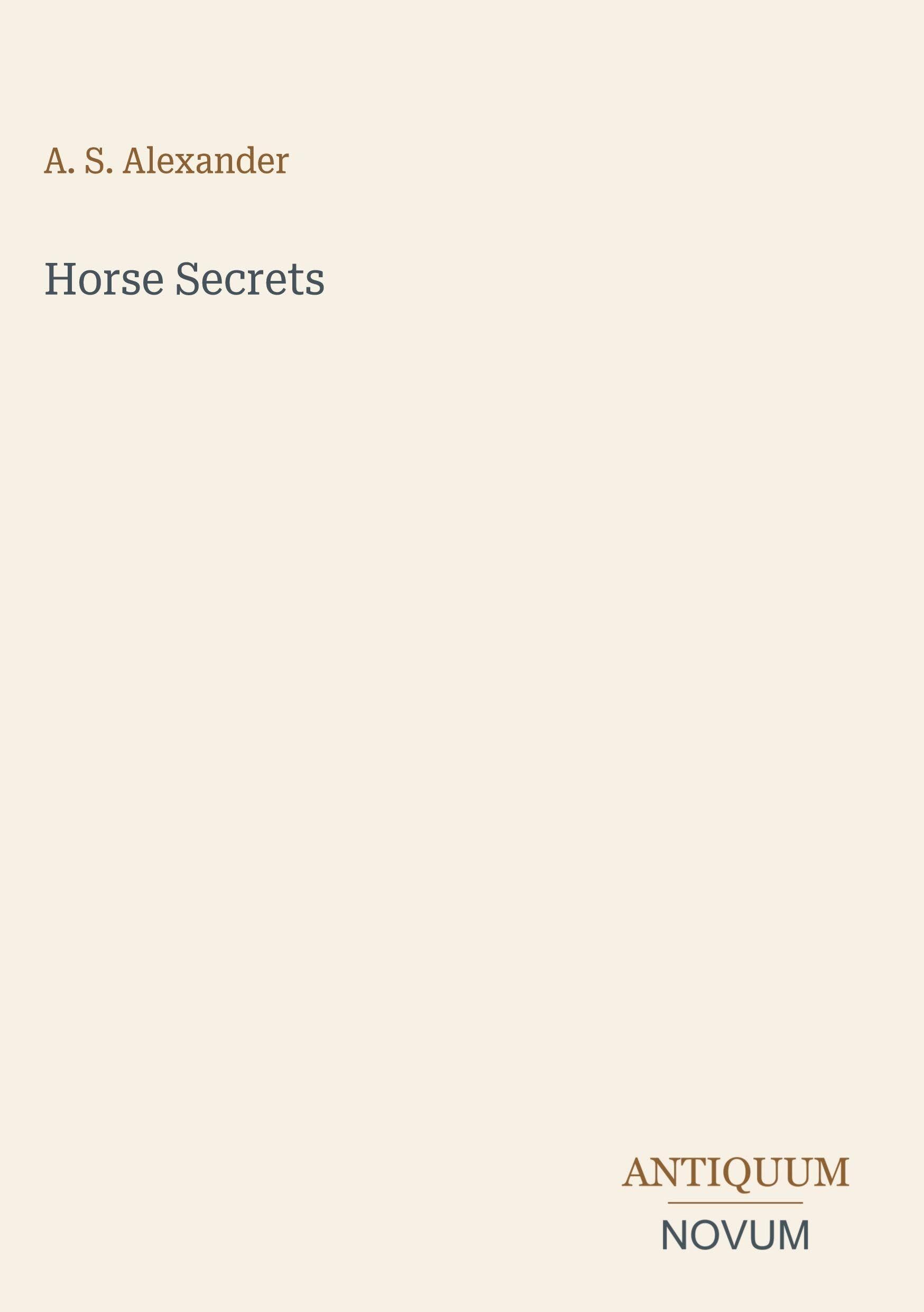 Horse Secrets