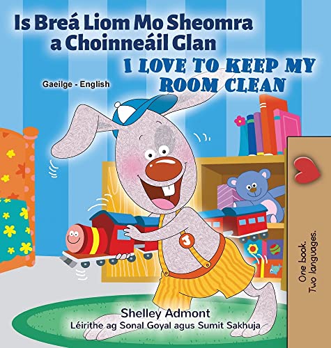 I Love to Keep My Room Clean (Irish English Bilingual Children's Book) (Irish English Bilingual Collection)