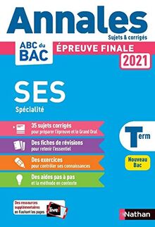 Annales Bac 2021 Sciences Economiques Et Sociales Term Corrige Annales Abc Bac Finale C Von Unbekannt