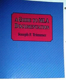 Trimmer Guide to MLA Document 2ed