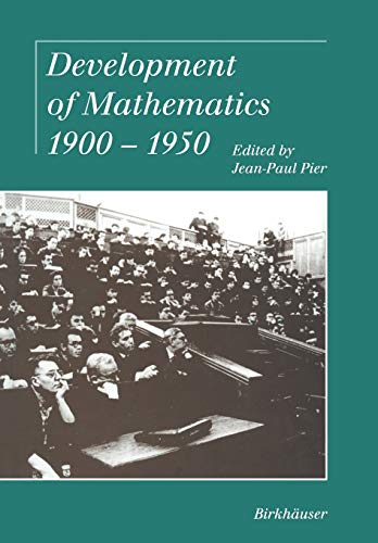 Development of Mathematics 19001950