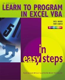 Excel VBA in Easy Steps von Ed Robinson  | Buch | Zustand gut