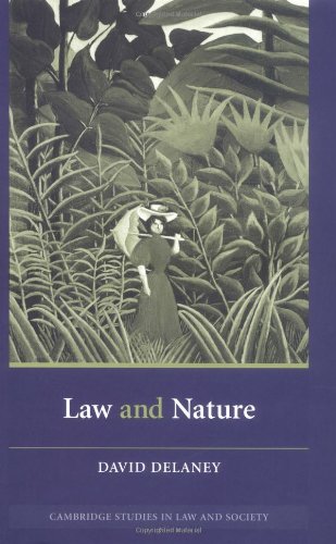 Law and Nature (Cambridge Studies in Law and Society)