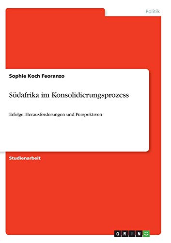 Südafrika im Konsolidierungsprozess: Erfolge, Herausforderungen und Perspektiven