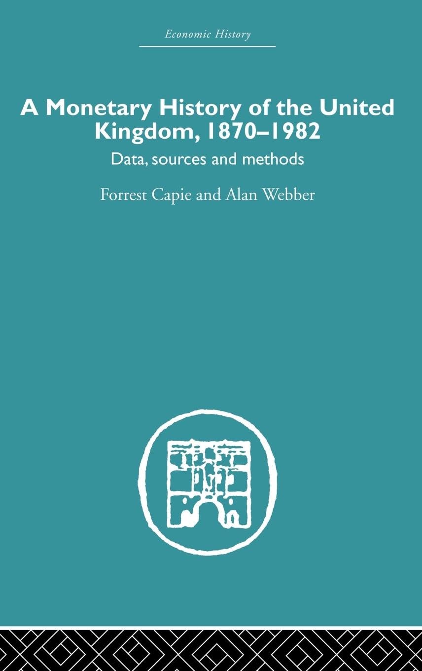A Monetary History of the United Kingdom: 1870-1982 (Economic History)