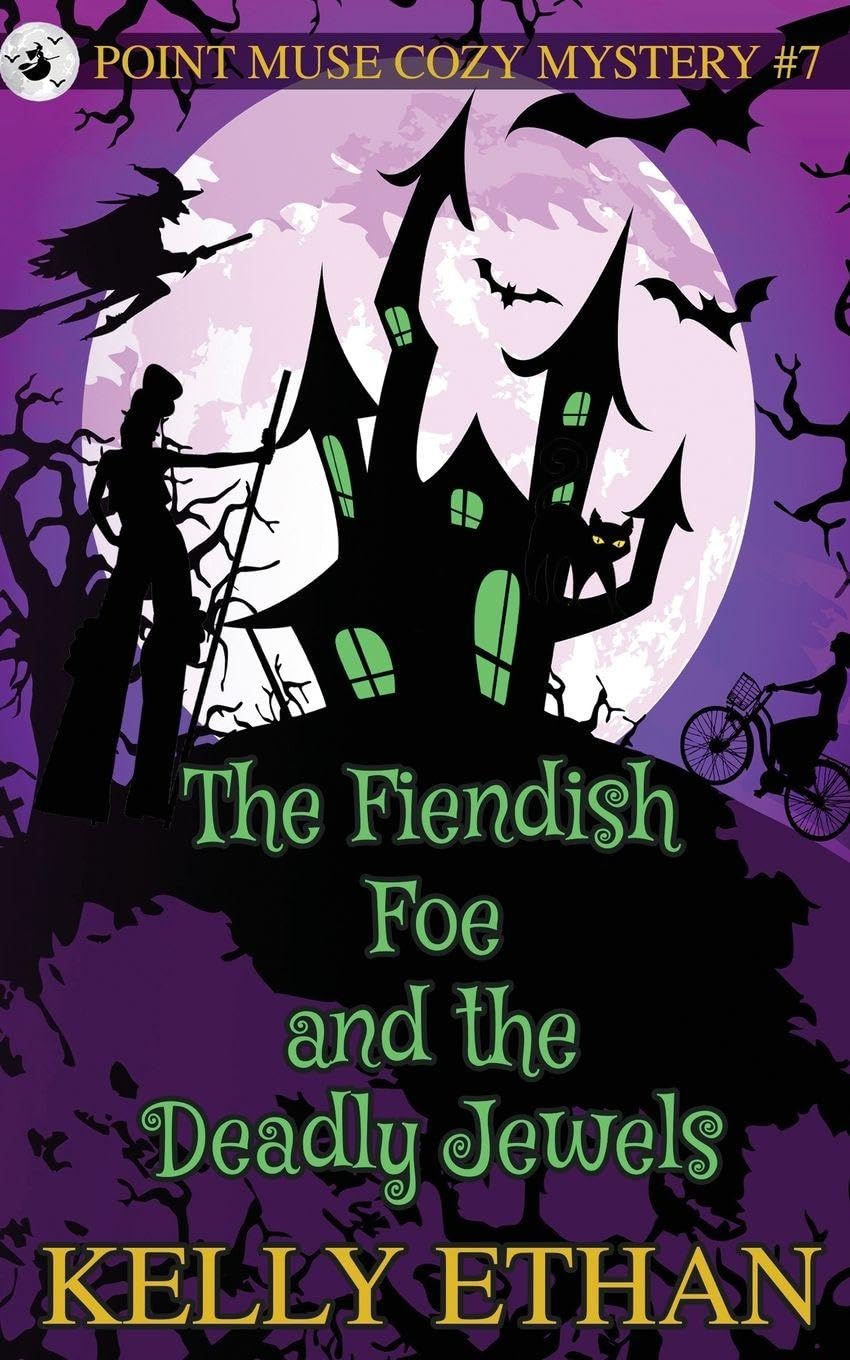 The Fiendish Foe and the Deadly Jewels (Point Muse Cozy Paranormal Mystery, Band 7)