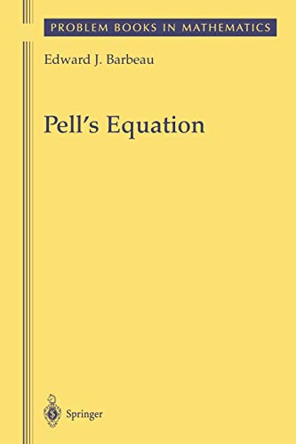 Pell's Equation (Problem Books in Mathematics)