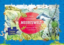 Mein Puzzlebuch Meereswelt: Tolle Infos und 4 Puzzles mit je 24 Teilen
