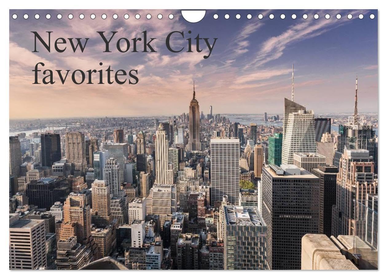 New York City favorites / UK-Version (Wall Calendar 2027 DIN A4 landscape), CALVENDO 12 Month Wall Calendar