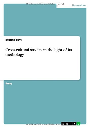 Cross-cultural studies in the light of its methology
