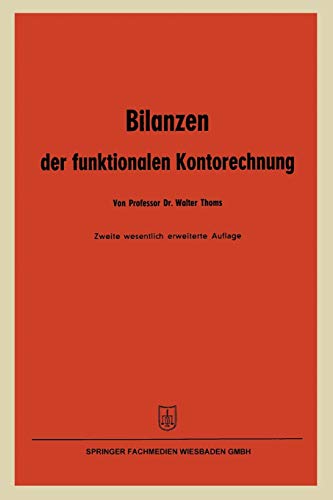Bilanzen der funktionalen Kontorechnung
