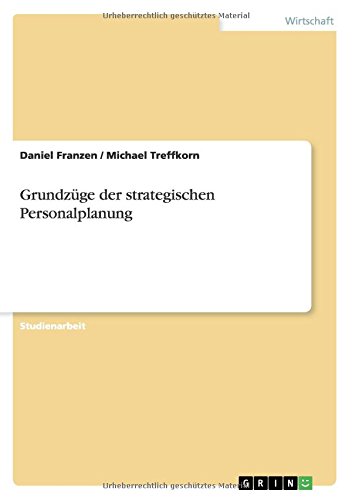 Grundzüge der strategischen Personalplanung