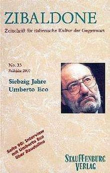 Umberto Eco: Frühjahr 2002