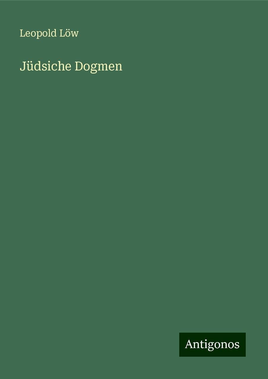 Jüdsiche Dogmen