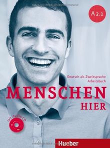 Menschen hier A2/1. Arbeitsbuch mit Audio-CD: Deutsch als Zweitsprache von Breitsameter, Anna, Glas-Peters, Sabine | Buch | Zustand gut